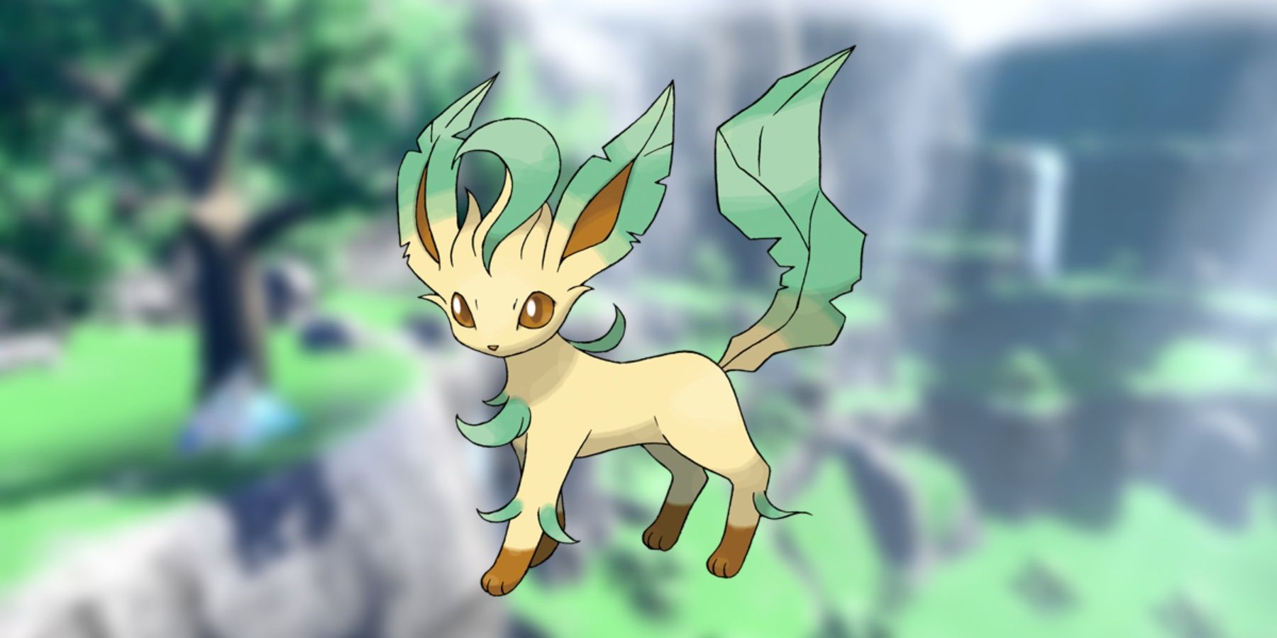 Stunning Human Form Concept for Leafeon by Talented Pokemon Fan