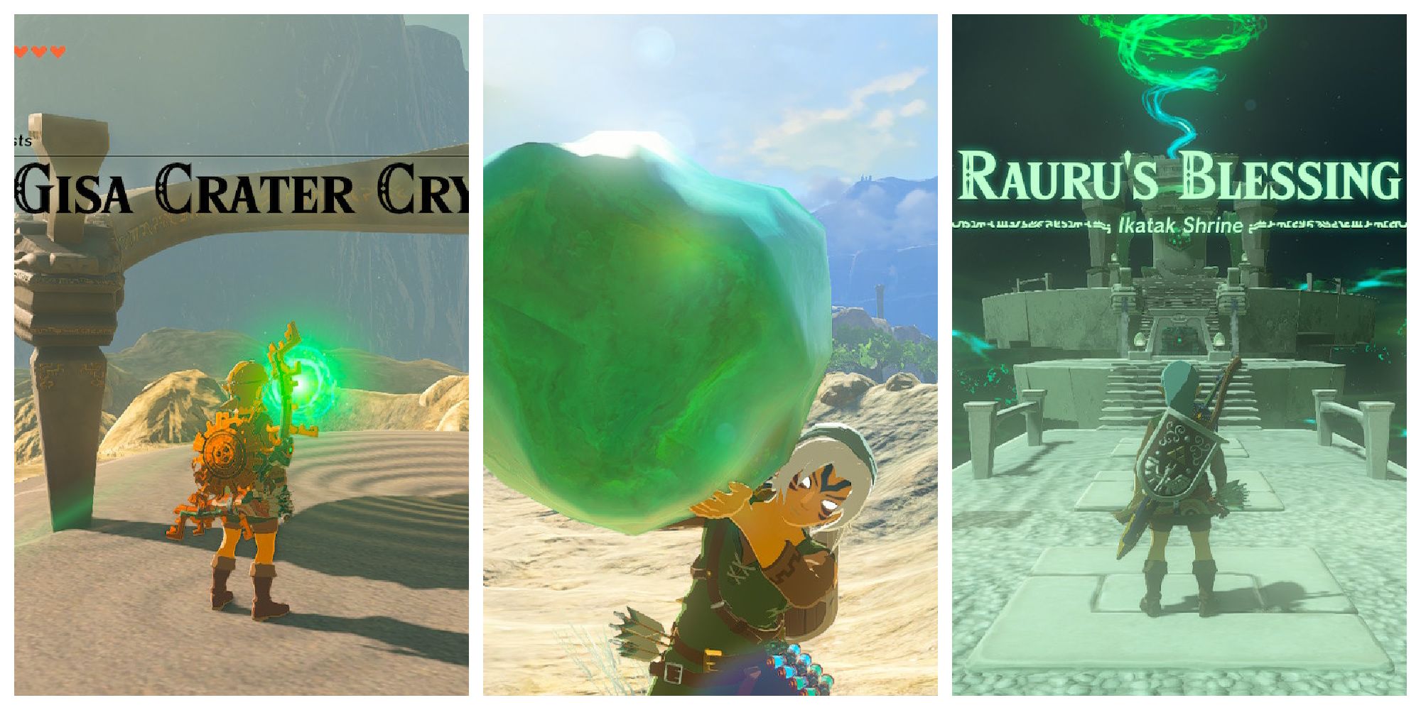 Zelda: Tears of the Kingdom - Ultimate Gisa Crater Crystal Shrine Guide
