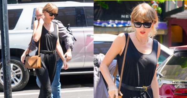 Taylor Swift khoe vẻ đẹp quyến rũ bên tình mới trên phố
