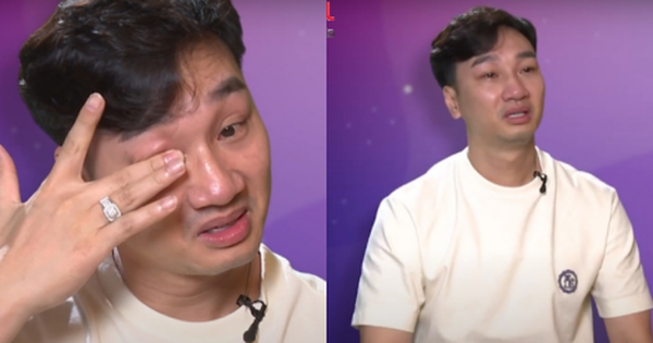 MC Thành Trung rơi lệ khi hội ngộ bố trên sóng truyền hình