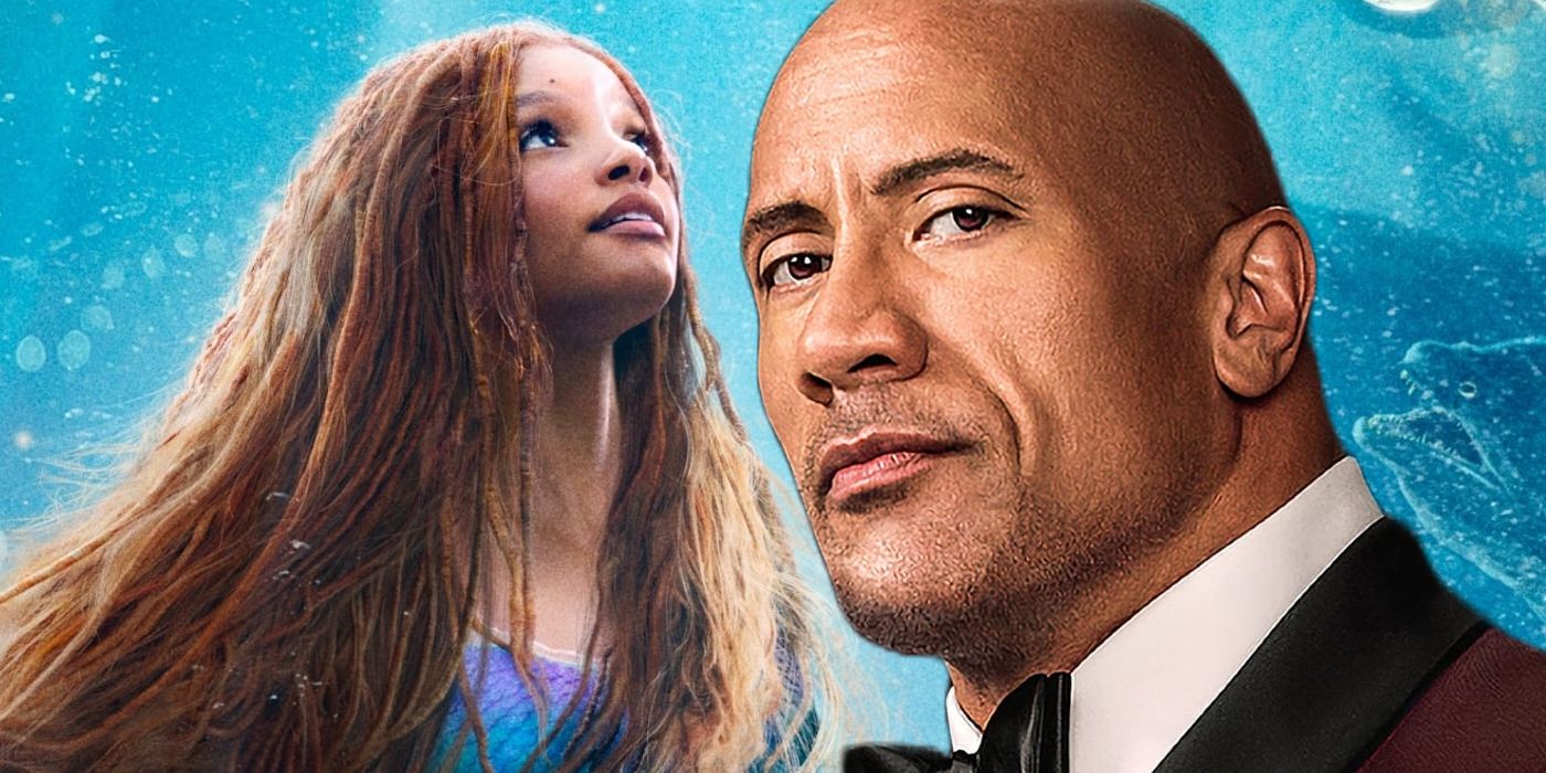 Dwayne Johnson Can't Help But Rave About Halle Bailey's Stunning Performance in Little Mermaid Live Action