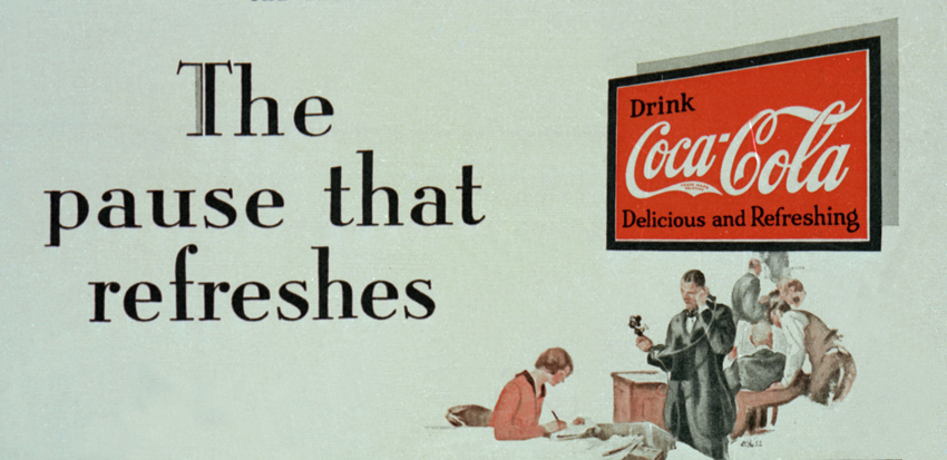 Chiến dịch Marketing "The Pause That Refreshes" - 1929 của Coca Cola