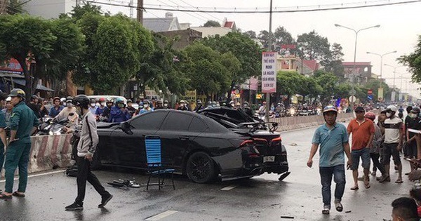 Va chạm liên hoàn, 3 người bị thương trong vụ tai nạn ô tô