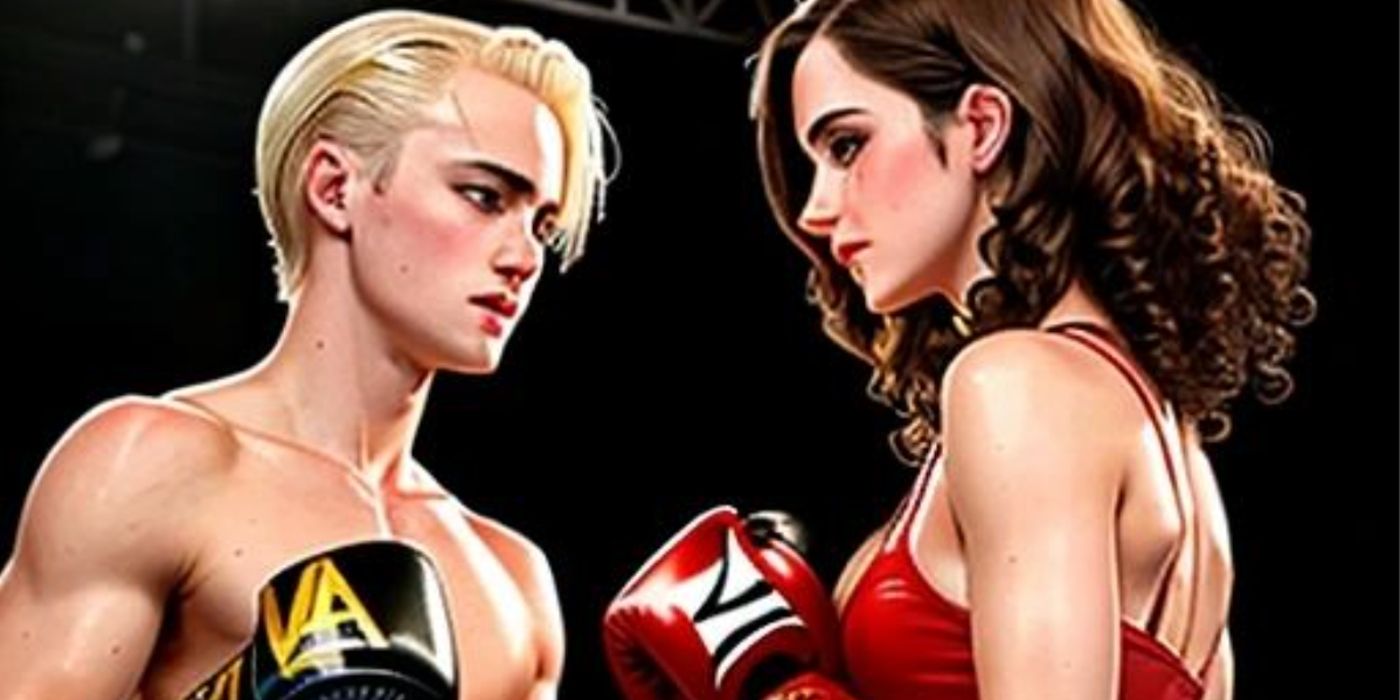 Unleash the Magic with Mind-Blowing AI Art of Hermione and Draco's Epic Showdown