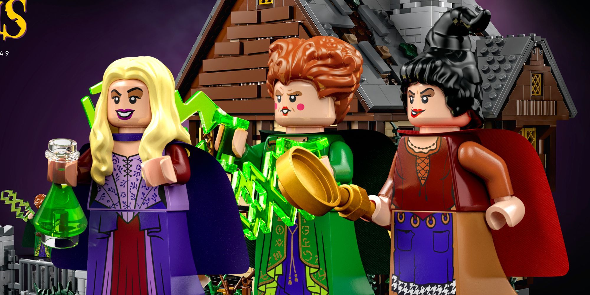 Magically Transform Sanderson Cottage with the Ultimate Hocus Pocus LEGO Set for Adult Fans!