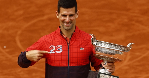 Djokovic vô địch Roland Garros 2023 và lập kỷ lục mới với 23 danh hiệu Grand Slam