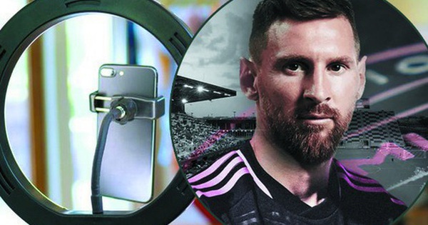 Messi livestream trên trang bán hàng nổi tiếng trong khi Sàng Trung Quốc chơi bóng