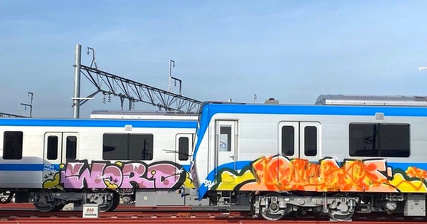 Những vẽ bậy đầy tranh cãi trên đoàn tàu Metro