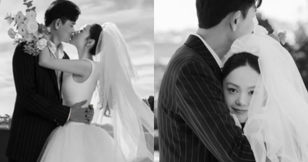 Minh Hằng lộ diện ngọt ngào trong bộ ảnh cưới cùng chồng doanh nhân hot nhất mạng xã hội