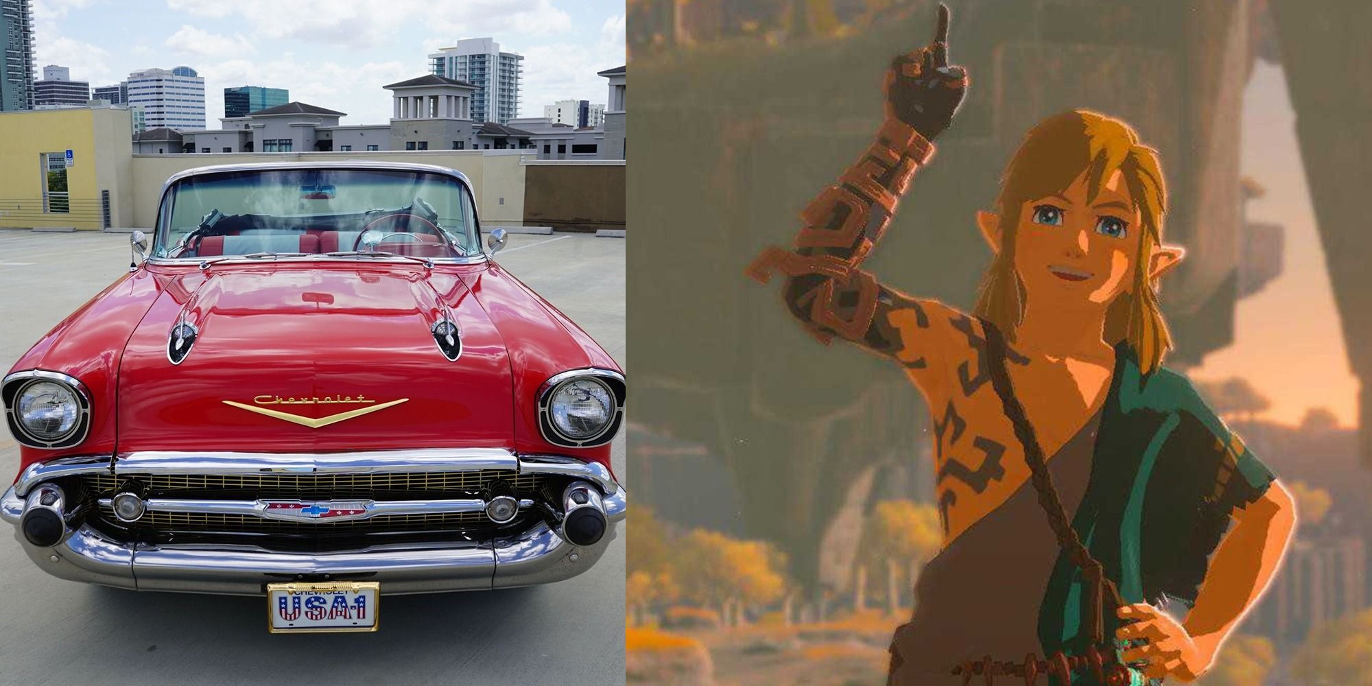 Revving Up Nostalgia: Player Builds Classic 1957 Chevy Bel Air in Tears of the Kingdom