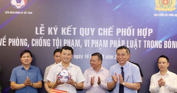 VFF và Cục Cảnh sát hình sự hợp tác chặt chẽ chống tội phạm trong Bóng đá