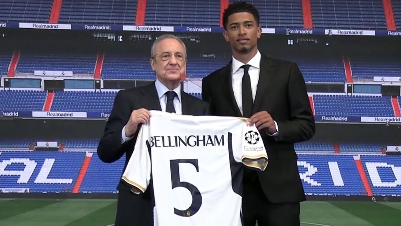 Jude Bellingham steals the show at Real Madrid presentation, dons legendary Zidane number