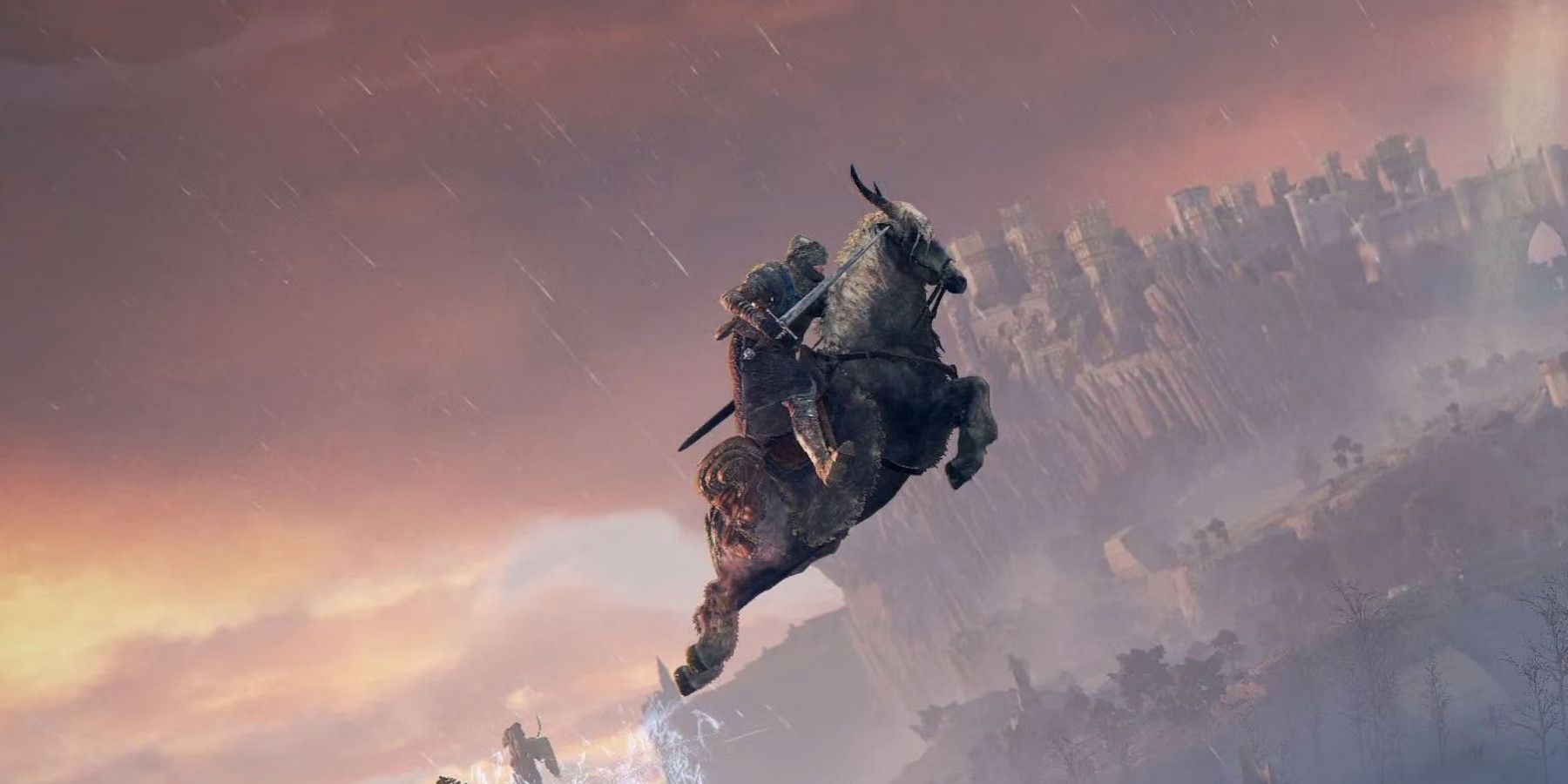Jaw-Dropping Ascent: Thrilling Journey up a Massive, Blood-Stained Mountain in Elden Ring