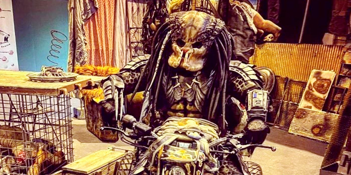Unleash the Ultimate Predator: A Motorcycle Clad Alien Arsenal