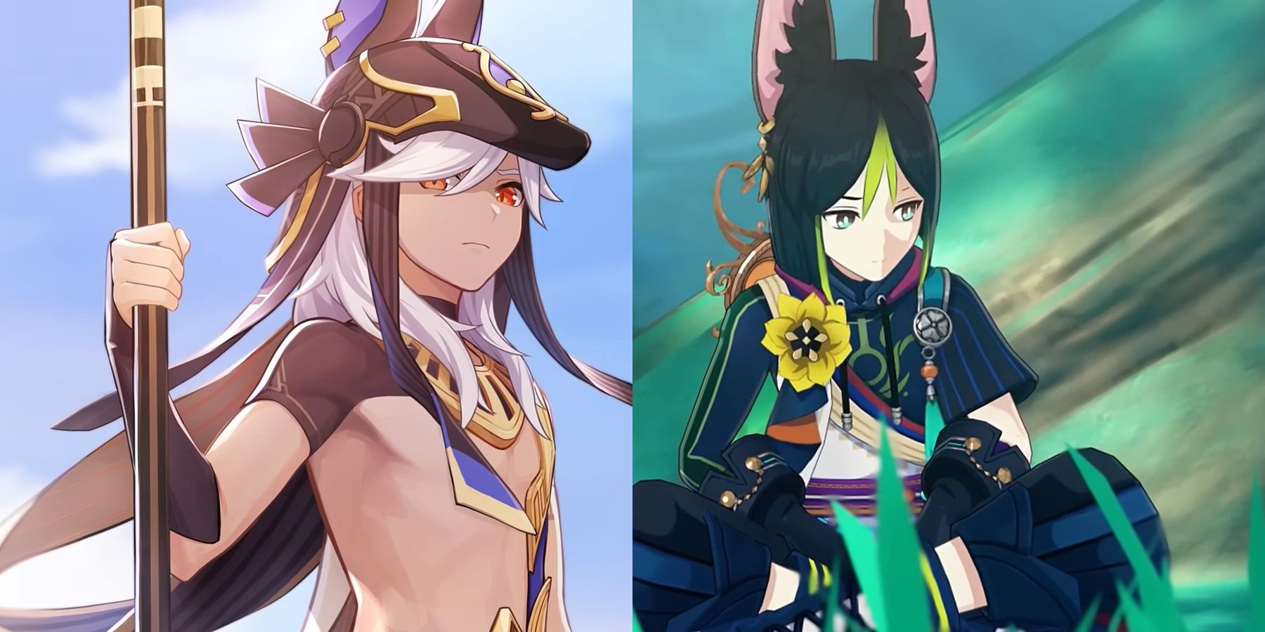 Unveiling the Adorable Transformation: Genshin Impact's Cyno and Tighnari As Precious Babies!