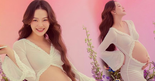 Bà bầu Minh Hằng: Sắc đẹp rực rỡ, ngọt ngào ngày sinh nhật