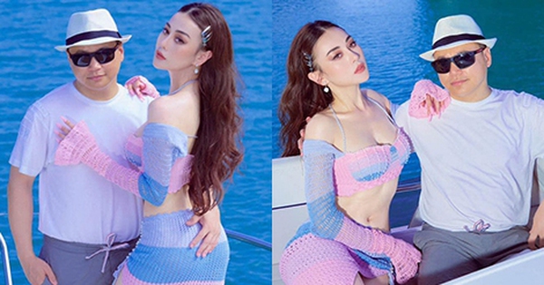 Shark hạ gục ống kính bằng bức ảnh tình tứ cùng vợ mới trên du thuyền