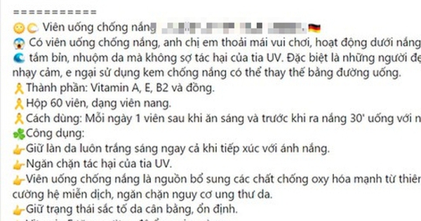 Viên uống chống nắng: Bí quyết chống nắng hiệu quả hơn ngay từ cái nhìn đầu tiên!