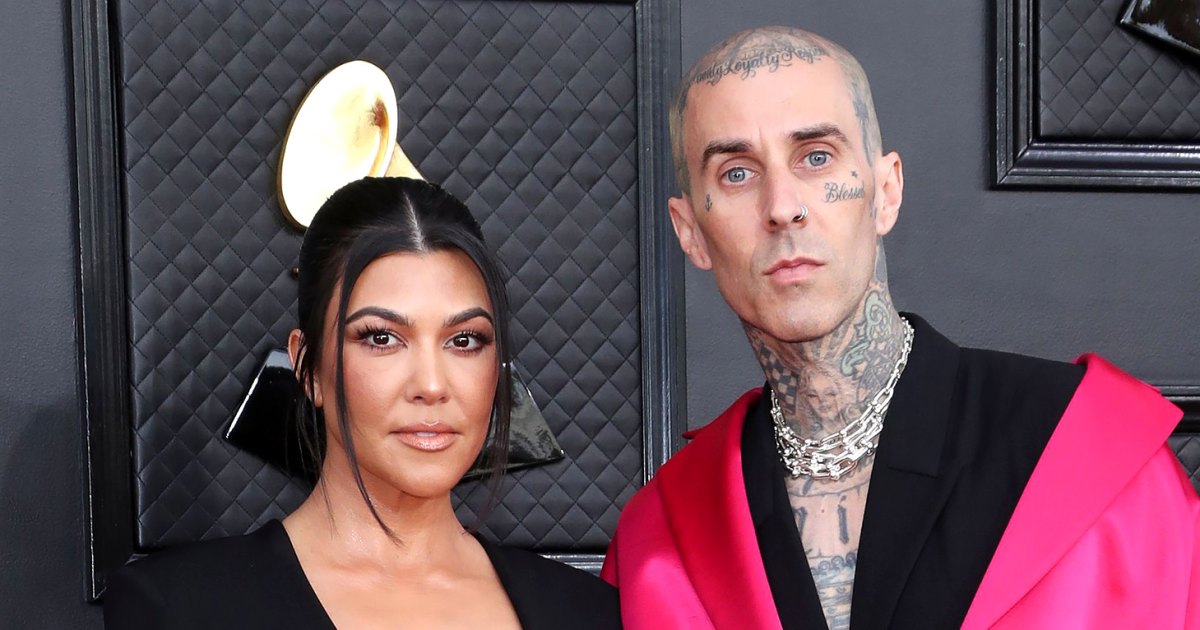 Pregnant Kourtney Kardashian and Travis Barker's Gender Reveal ...