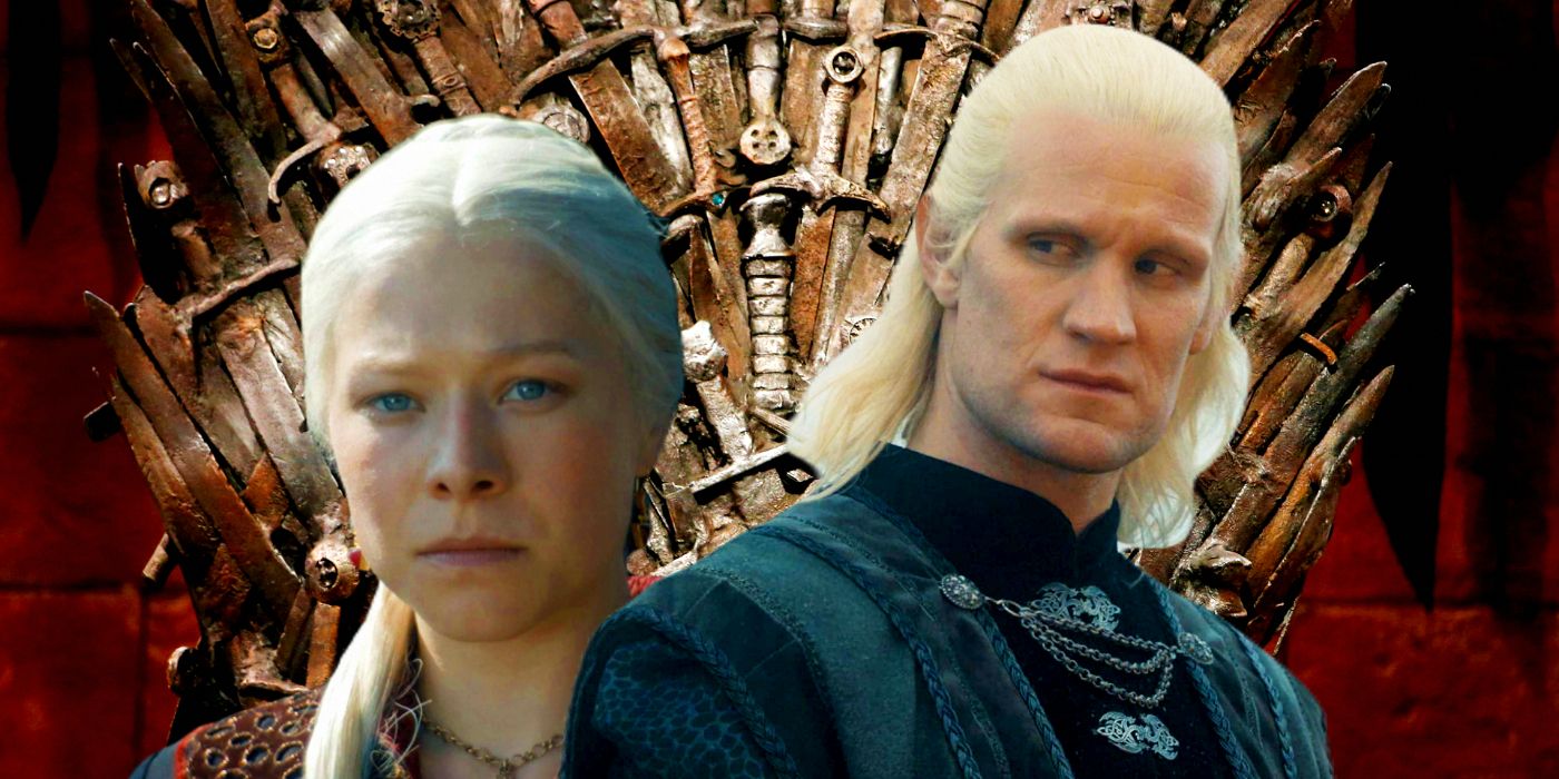 Captivating House of the Dragon Fan Art: Daemon Reigns Supreme on the Iron Throne