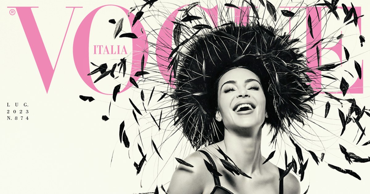 Kim Kardashian's Stunning Old Hollywood Transformation for 'Vogue Italia' Reveals a Whole New Level of Confidence