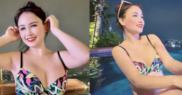 Diễn viên nổi tiếng sống U50 khoe vóc dáng đẹp ngoạn mục trong bộ bikini gợi cảm