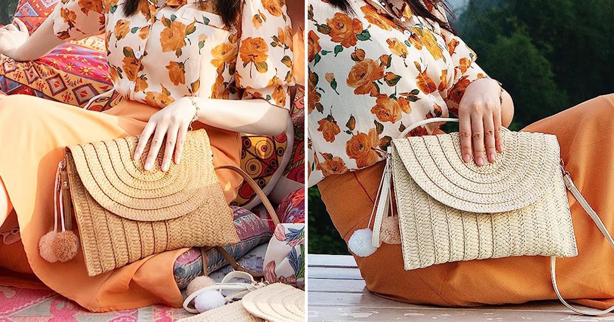 Steal the Summer Spotlight with this Stylish Straw Handbag at Unbelievable Price!