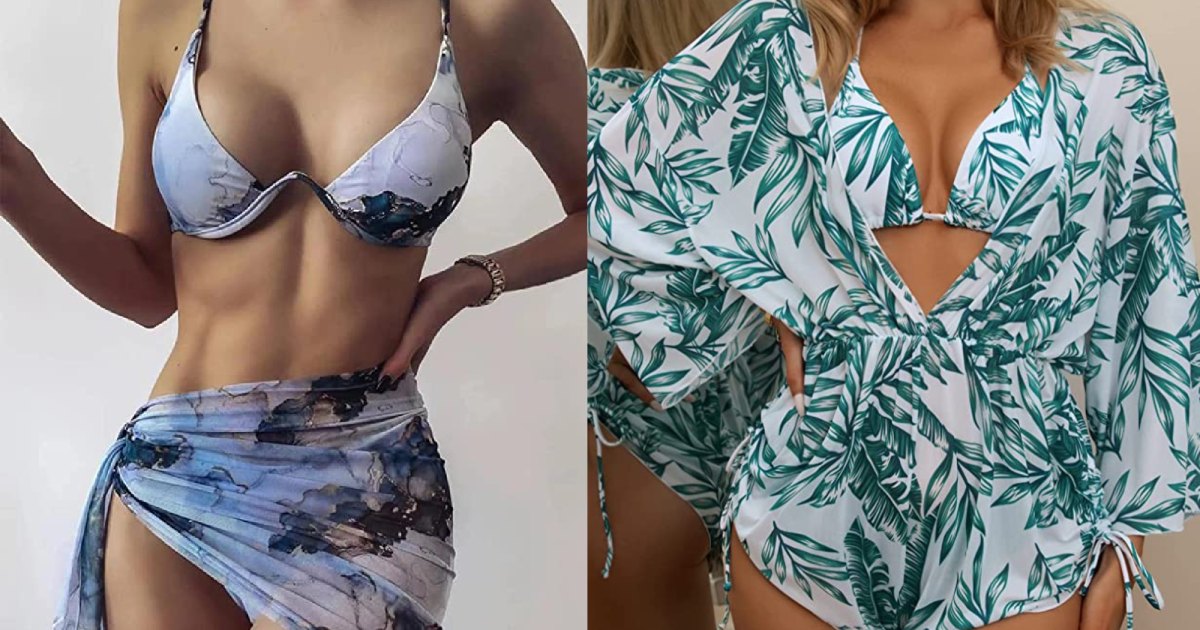 Get Ready for Summer: Discover the Ultimate Collection of 3-Piece Bathing Suit Sets on Amazon at Unbeatable Prices!