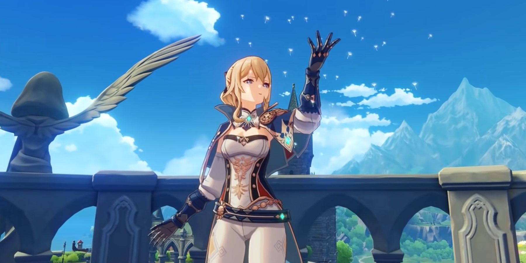 Unleashing Jean's Power: Behold the Magnificent Full Plate Armor Concept in Genshin Impact