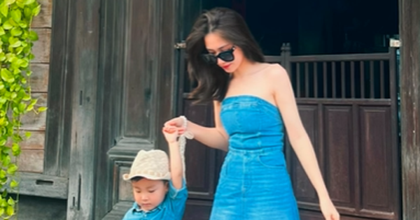 Hòa Minzy tận hưởng kỳ nghỉ hè với những hoạt động vui chơi cùng con trai