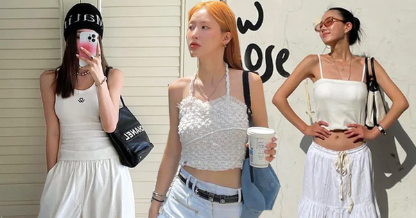 Top 9 bộ trang phục trắng đẹp mát mắt của cô gái châu Á trong tuần vừa qua