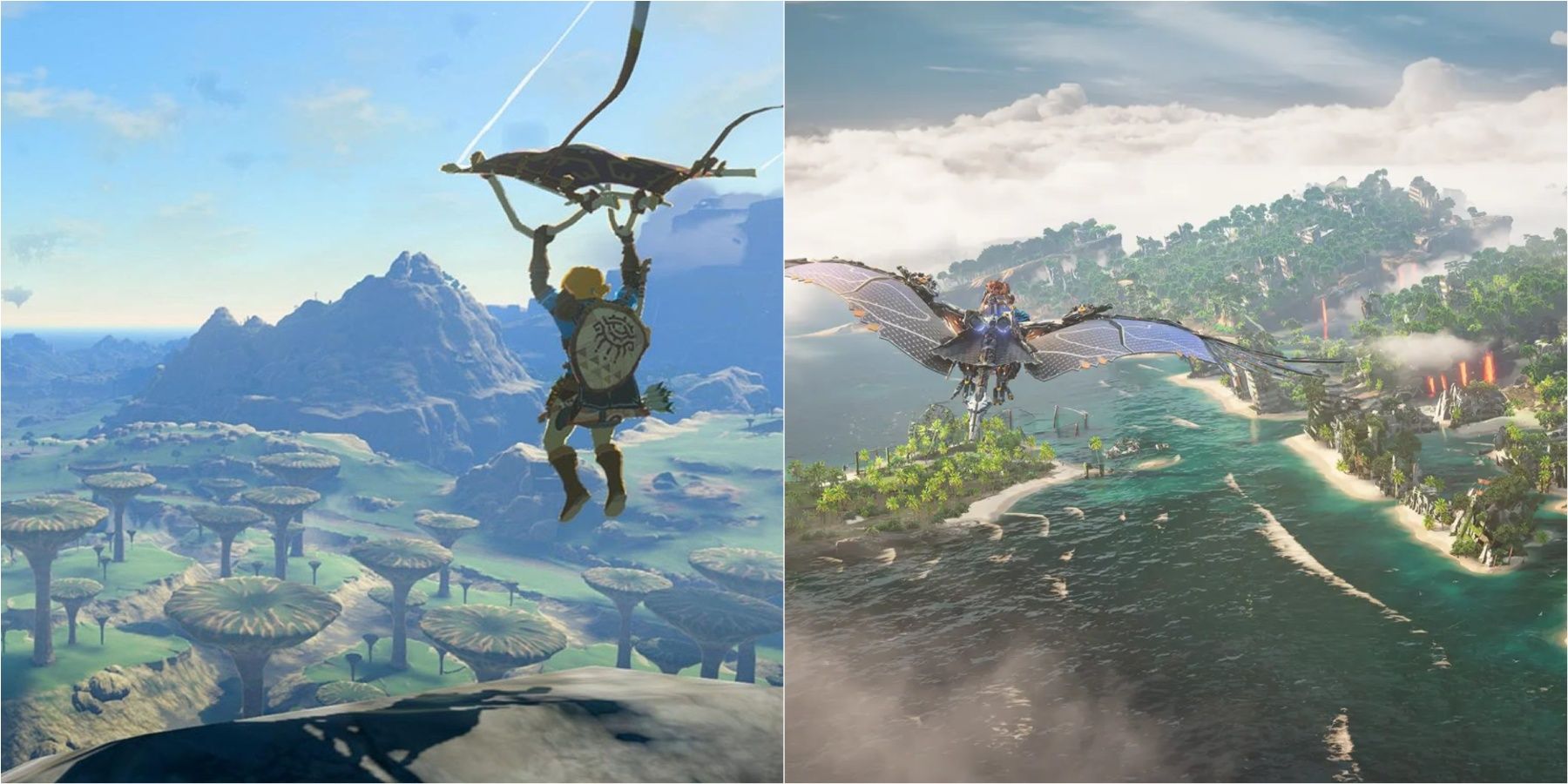 The Ultimate Showdown: Horizon Forbidden West's Burning Shores Meets Zelda's Tears of the Kingdom DLC