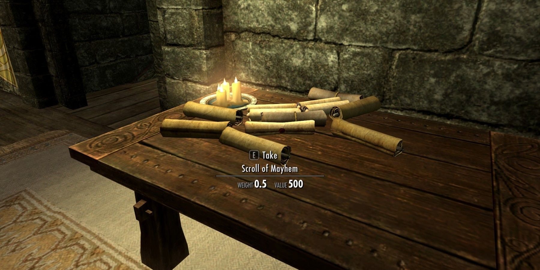 Unearthed in Skyrim: An Astonishingly Weighty Scroll that Defies All Logic