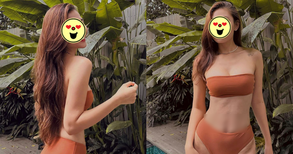 Tăng 20kg khi mang bầu, ngôi sao Vbiz lộ diện bikini với bất ngờ xúc động