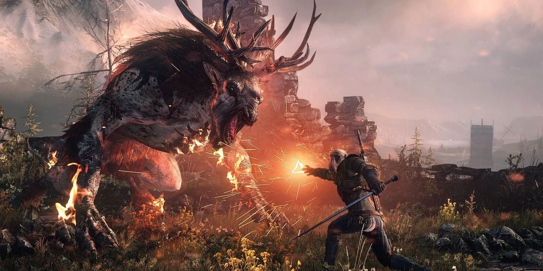 Epic Witcher 3 Fail: Watch Two Skilled Hunters Battle to Take Down One Adorable Bunny!