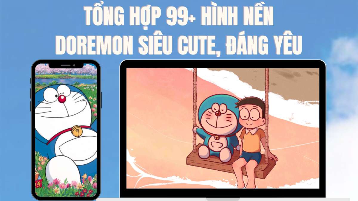 50 Hình nền Doremon cute siêu ngầu cho điện thoại máy tính  Trung Cấp  Nghề Thương Mại Du Lịch Thanh Hoá