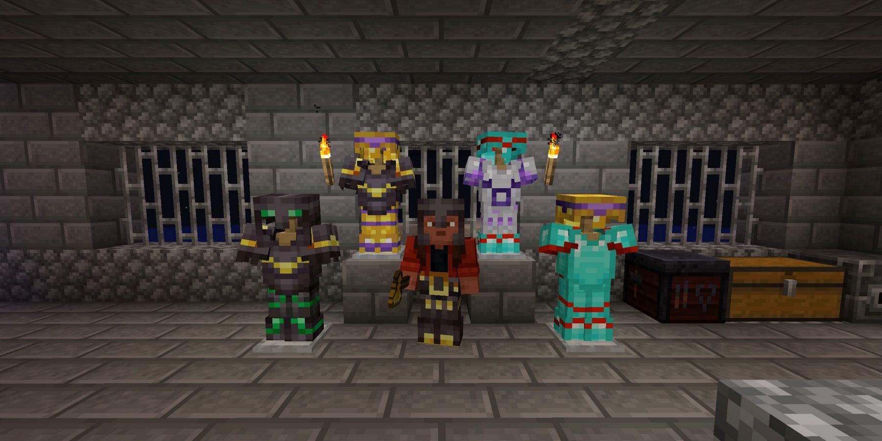 Ultimate Showcase: Minecraft Player Masters Unique Armor Trims Across the Entire Game