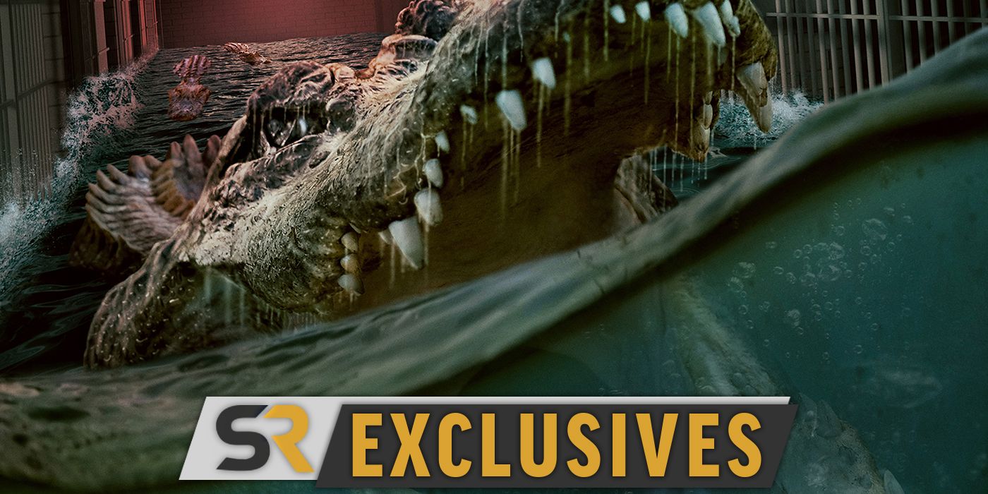 Fear Strikes Deep in the Gripping Alligator Encounter - Casper Van Dien & Nicky Whelan Face the Ultimate Thrills in the Flood Horror Movie Clip