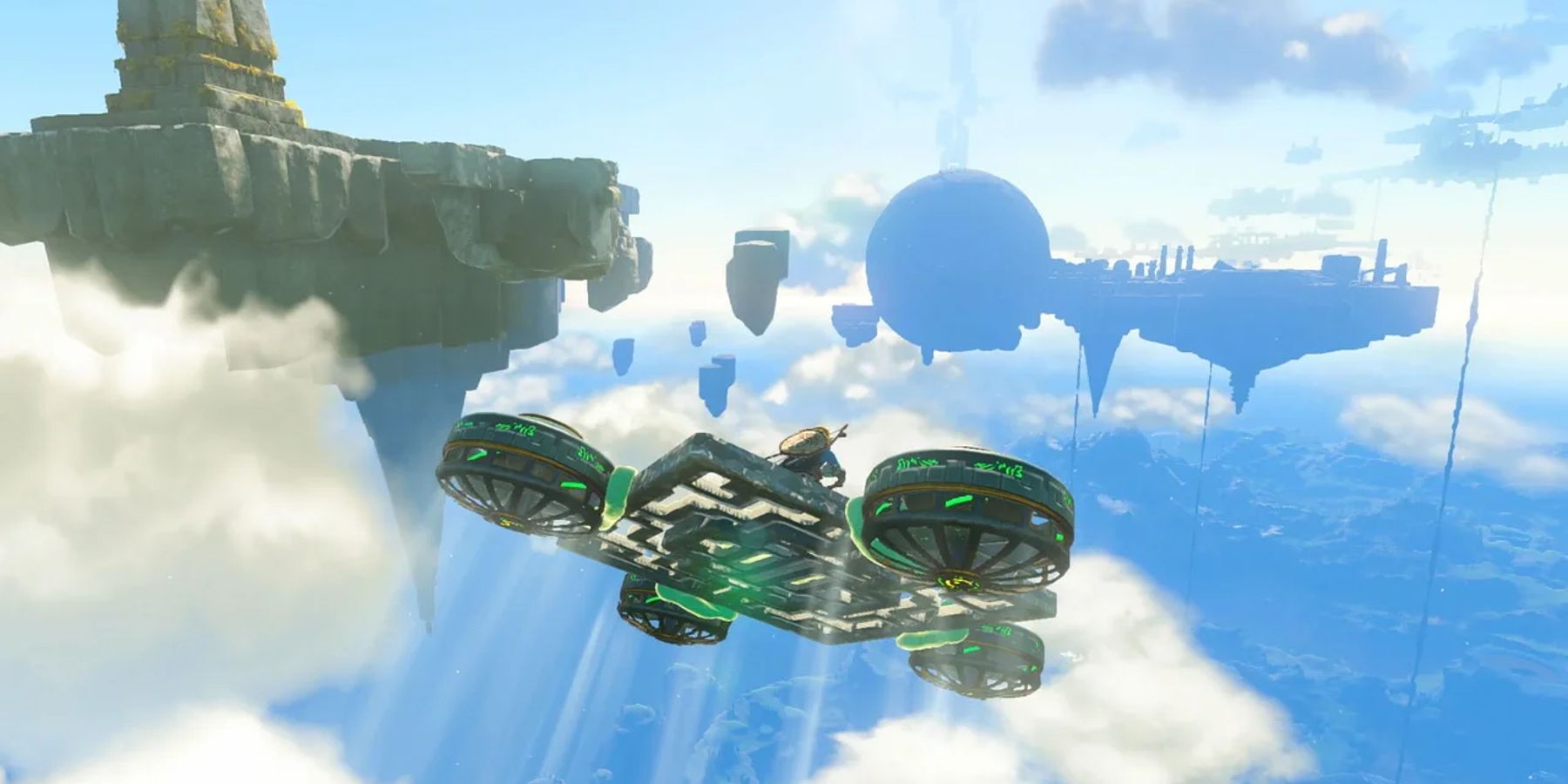 Unveiling Hidden Perils: Menacing Creatures Hitching a Ride on Link's Airborne Contraption in Zelda: Tears of the Kingdom