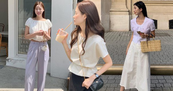Tự tin khoe sắc với áo blouse trắng - Xu hướng thời trang hot nhất hè này