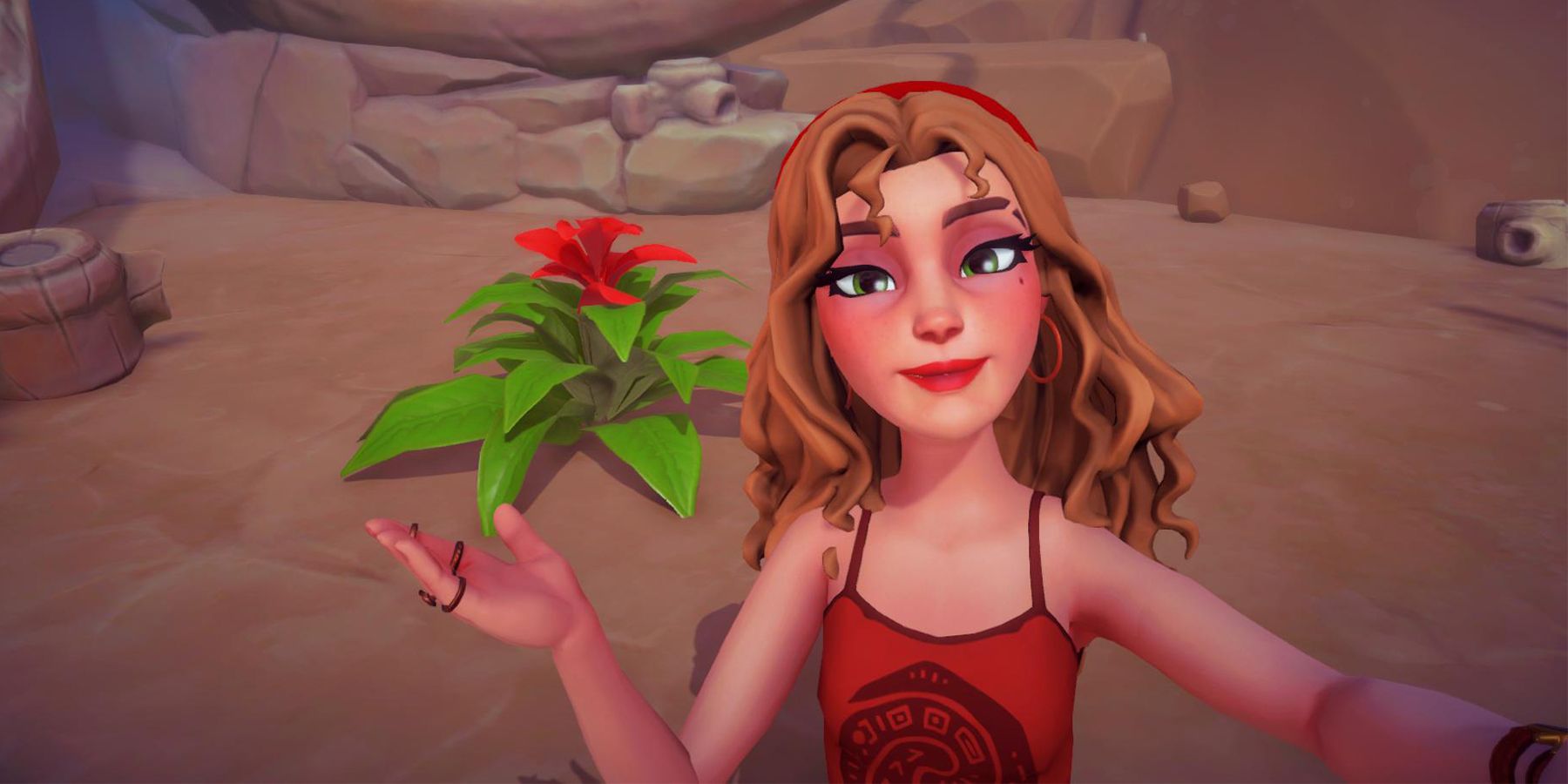 Unveiling the Hidden Realm of Red Bromeliads at Disney Dreamlight Valley