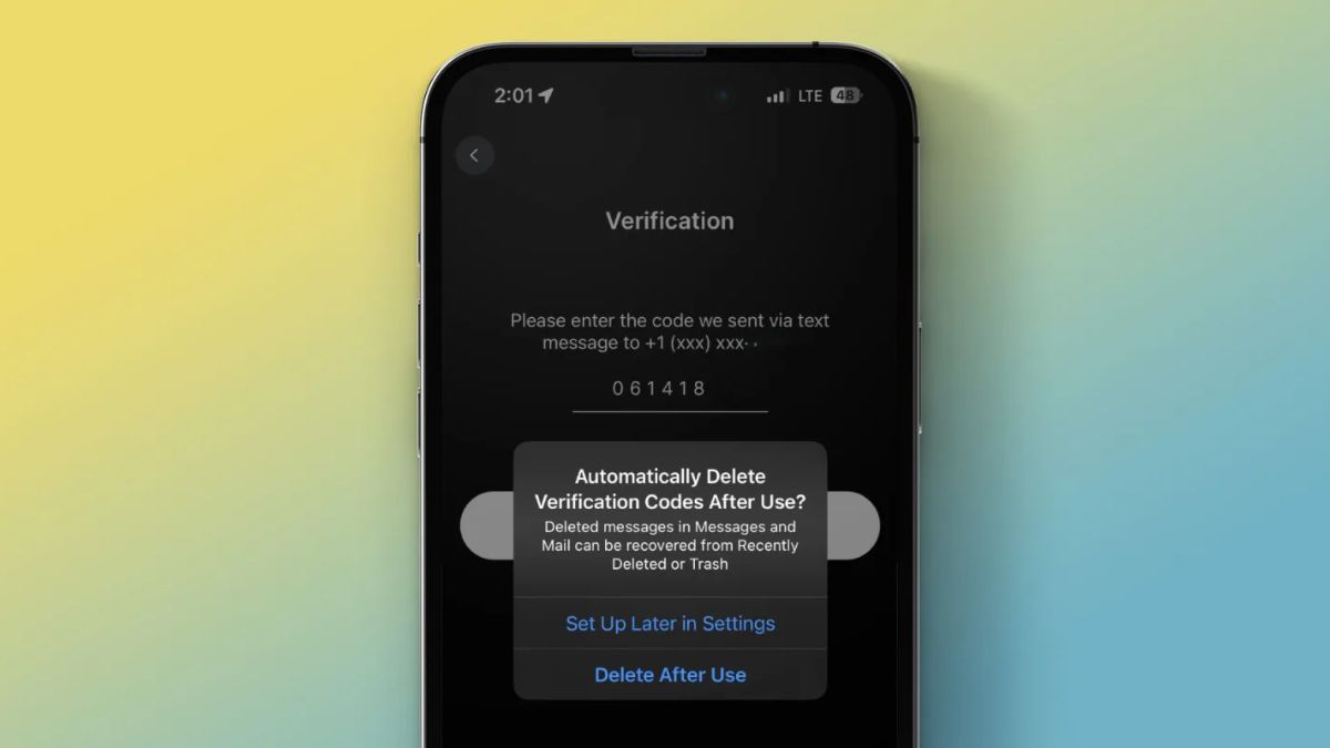 Tự động xóa mã xác minh trên iOS 17: Bí quyết đơn giản để giải quyết một cú nhấp chuột