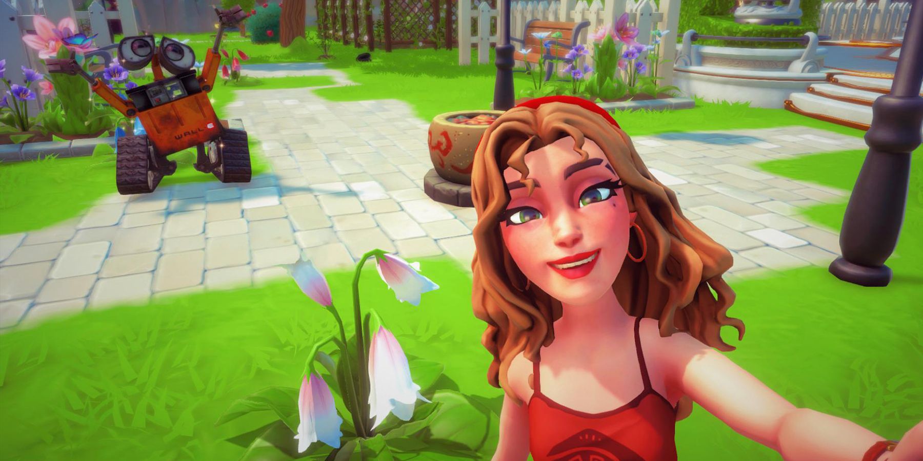 Discover the Enchanting Disney Dreamlight Valley: Unearth the Hidden Charm of White & Pink Falling Penstemon