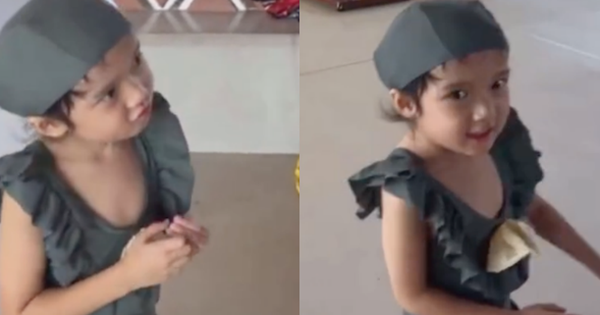 Con gái Trường Giang gây sốt với vẻ đáng yêu khi lộ diện