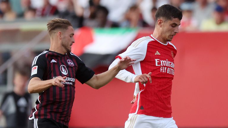 Arsenal's Pre-Season Encounter: Kai Havertz Shines in 1-1 Draw against Nurnberg