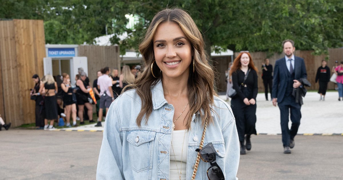 Jessica Alba Rocks a Chic Denim Jacket in London — Steal Her Style Now!