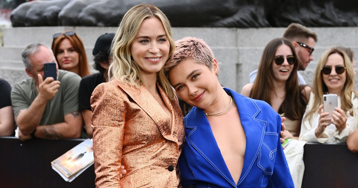 Game-Changing Fashion Savior Florence Pugh Rescues Emily Blunt at ‘Oppenheimer’ Premiere