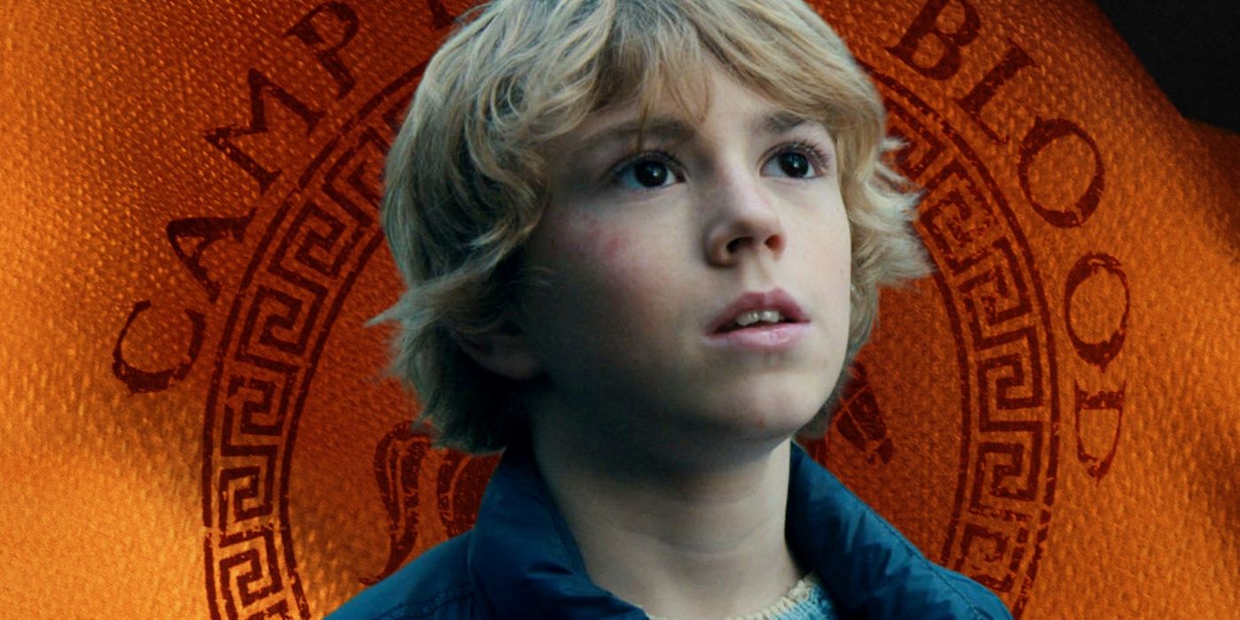 Unveiling the Epic Percy Jackson Show Poster: Unleash the Power of the Camp Half-Blood Logo and Battle Helmet