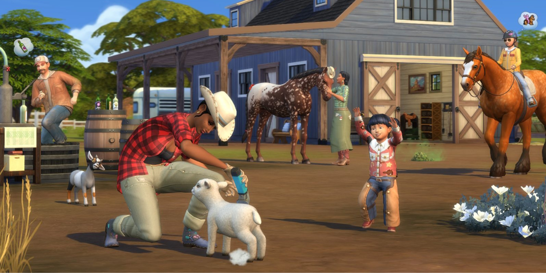 The Perfect Equestrian Paradise: Unleash Your Imagination with The Sims 4's Horse Ranch and Cottage Living Expansion Packs!