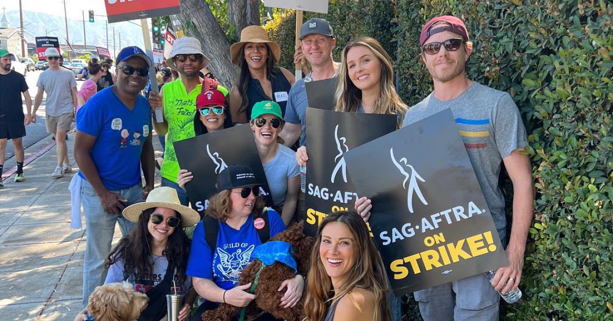 Grey's Anatomy Stars, Kevin McKidd and Danielle Savre, Join Forces with Shondaland Castmates at SAG-AFTRA Picket Line: A Powerful Show of Unity
